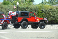 Independence Day July 4th parade Moke Hill, CA
