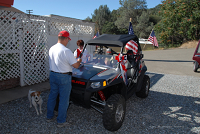 Independence Day July 4th parade Moke Hill, CA
