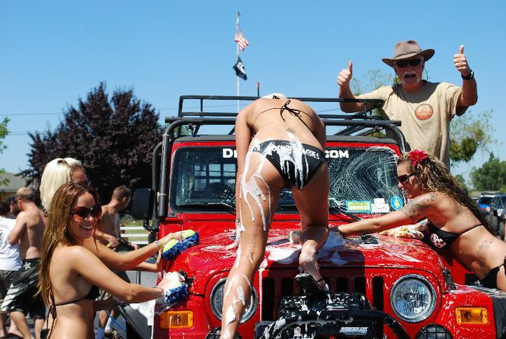 Jeep wrangler car wash