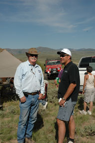 Del and Tom Lester from the Elko Visitors Center