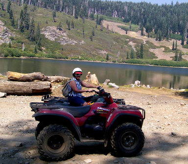Many ATV's use the High Lakes OHV Area