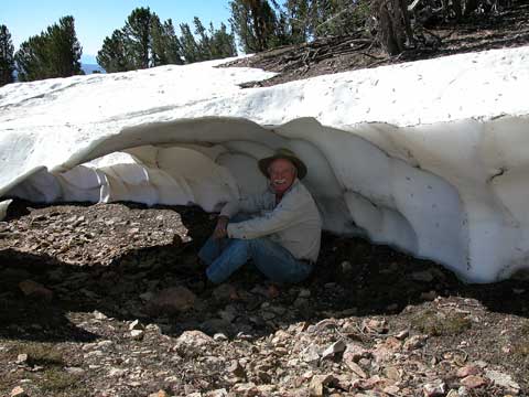 Snow Cave in the Sweetwater Mountains
