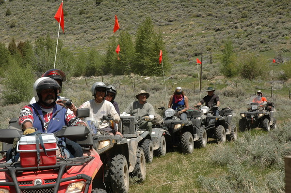 ATV trail ride